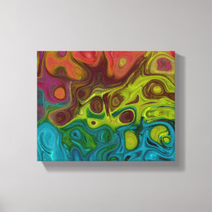 swirly Abstract art 4444 777 Canvas Print