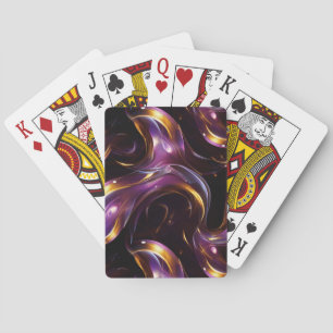Swirly Blown Glass Playing Cards