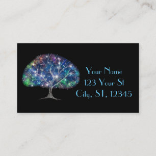 Swirly branch Tree Thunder_Cove Business Card