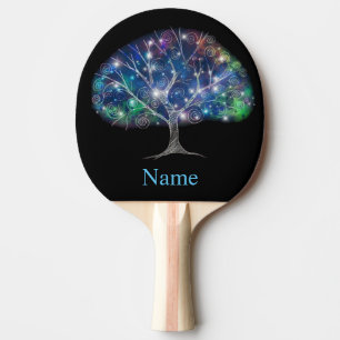 Swirly branch Tree Thunder_Cove   Ping Pong Paddle