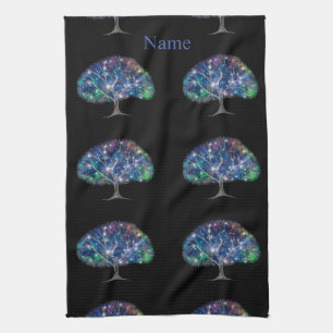 Swirly branch Tree Thunder_Cove  Tea Towel