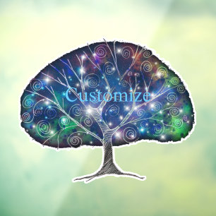 Swirly branch Tree Thunder_Cove Window Cling