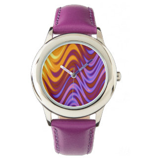 Swirly Fire Pattern Watch