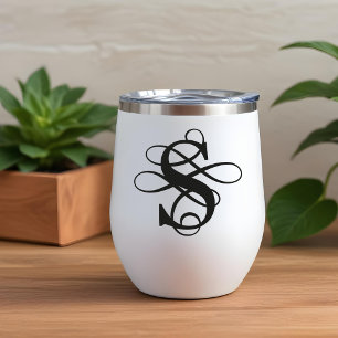 Swirly Flourish Initial Monogram