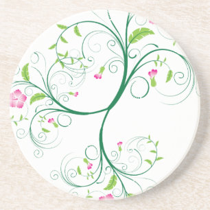 Swirly Flowers Coaster