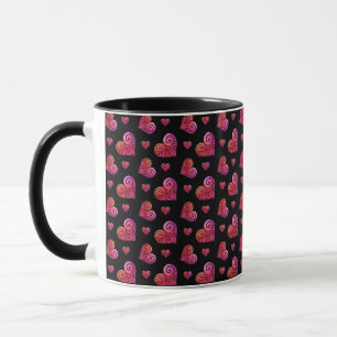 Swirly Heart Mug