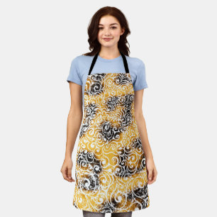 Swirly Leopard Pattern Apron