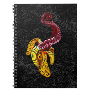 Swirly Mutant-Banana Notebook