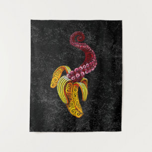 Swirly Mutant-Banana Tapestry
