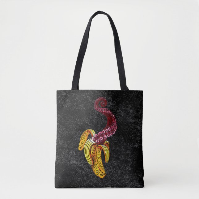 Swirly Mutant-Banana Tote Bag (Front)