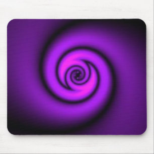 swirly purple mouse mat