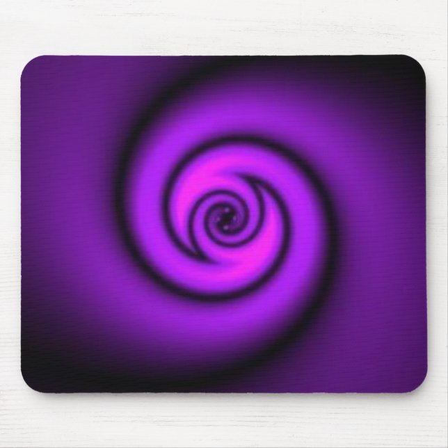 swirly purple mouse mat (Front)