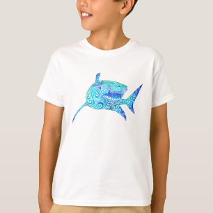 Swirly Shark T-Shirt