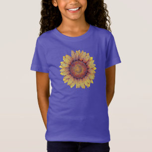 Swirly Sunflower T-Shirt