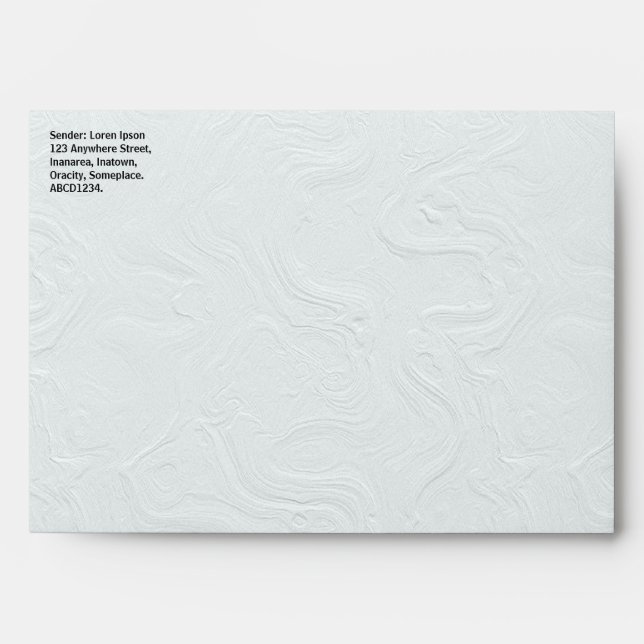 Swirly Texture Paper Look Envelopes (Front)