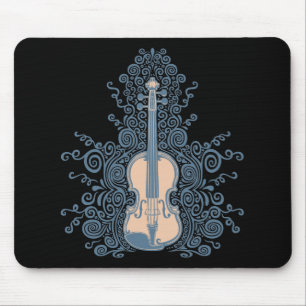 Swirly Violin Mouse Mat