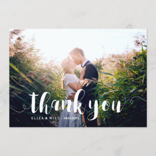Swirly White Script Overlay Thank You