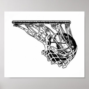 Swish Basketball Poster