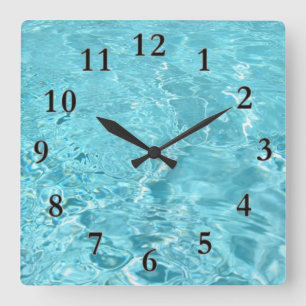 Swish Square Wall Clock