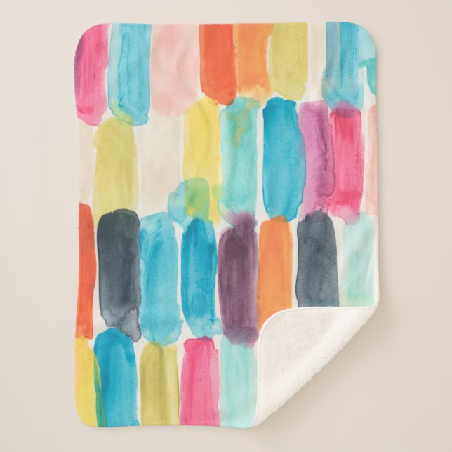Swish Swatch I Sherpa Blanket (Front)