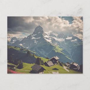 Swiss Alps (2) Postcard
