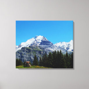 Swiss Alps Canvas Print