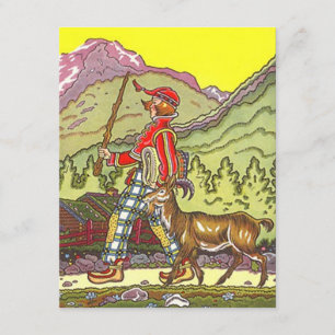 Swiss Alps Heidi Themed Party birthday INVITATIONS