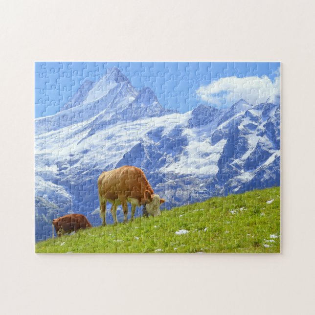 Swiss Alps Jigsaw Puzzle (Horizontal)