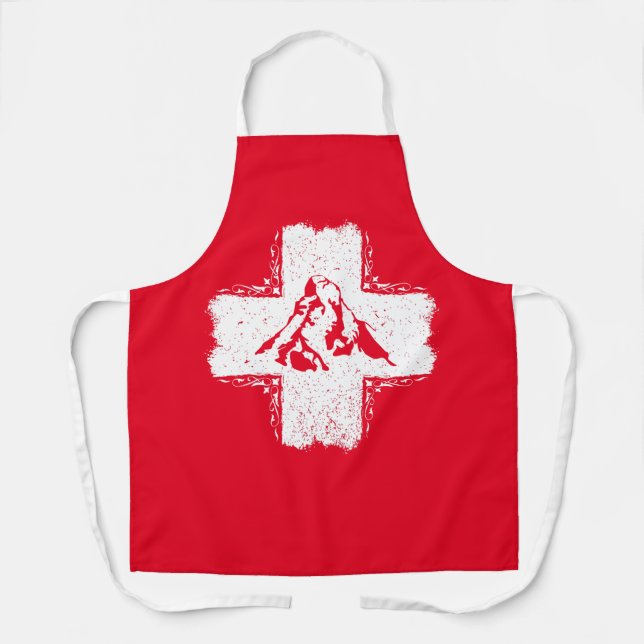 Swiss Alps Matterhorn - Switzerland  Apron (Front)