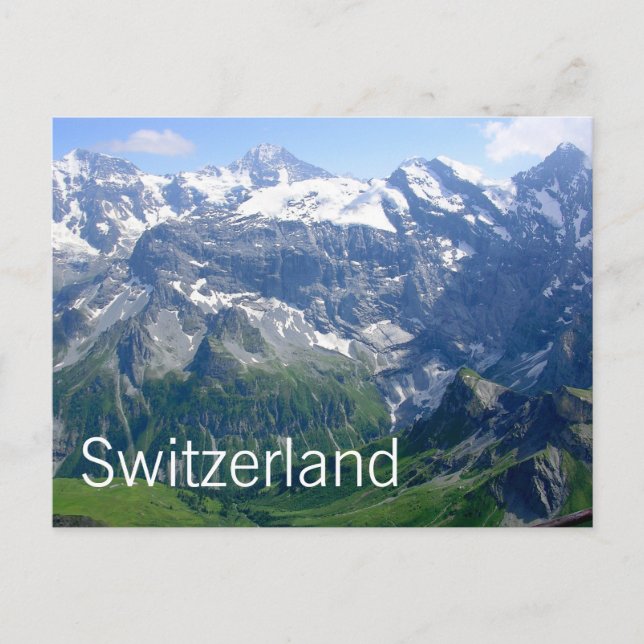 Swiss Alps Postcard (Front)