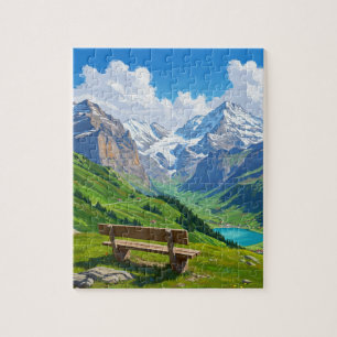 Swiss Alps Switzerland Travel Jigsaw Puzzle