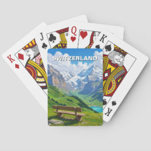 Swiss Alps Switzerland Travel Playing Cards