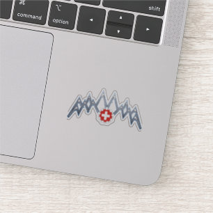 Swiss Alps Vinyl Sticker