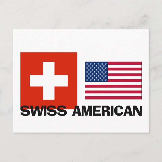 Swiss American Postcard (Front)