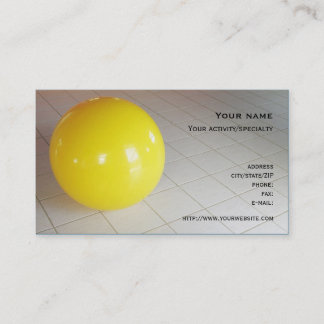 "Swiss ball" business card