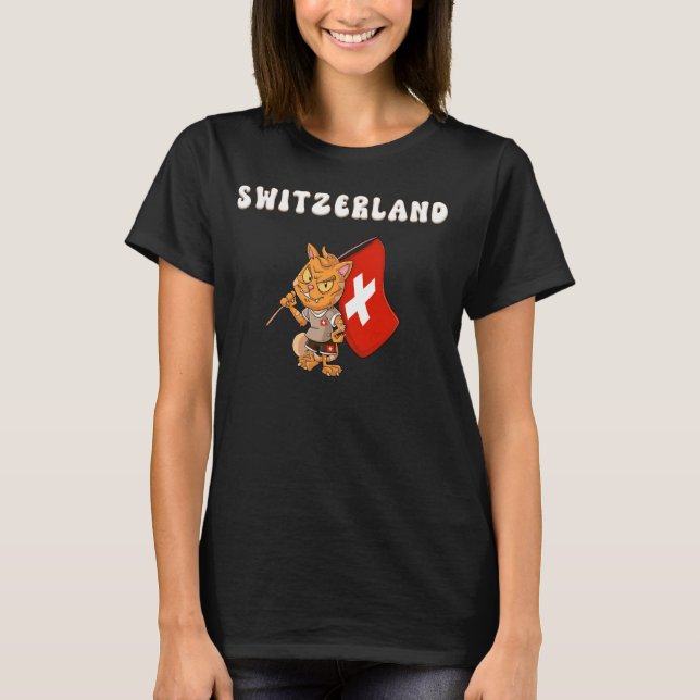 Swiss Cat T-Shirt (Front)