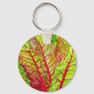 Swiss Chard Key Ring
