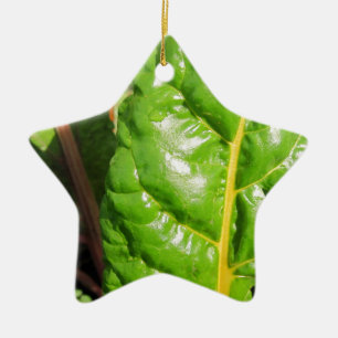 Swiss Chards Ceramic Tree Decoration