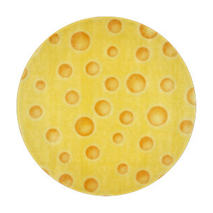 Swiss Cheese Cheezy Texture Pattern Cutting Board