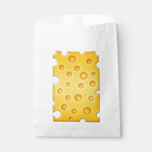 Swiss Cheese Cheezy Texture Pattern Favour Bags (Front)