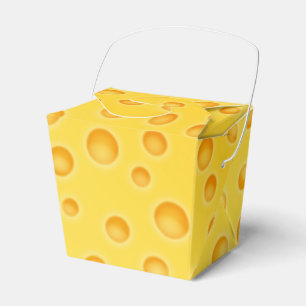 Swiss Cheese Cheezy Texture Pattern Favour Box