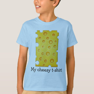 Swiss Cheese Cheezy Texture Pattern T-Shirt
