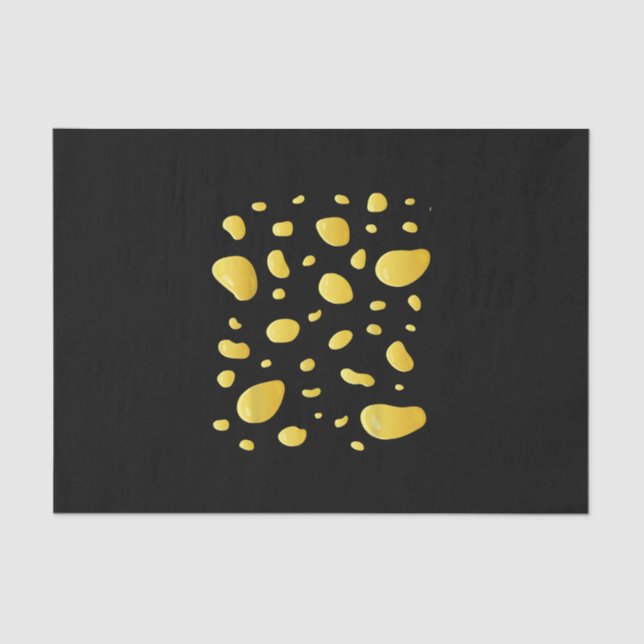 Swiss Cheese Costume T-Shirt Halloween Costume Tissue Paper (Front)