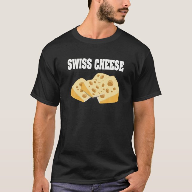 Swiss Cheese Group Halloween Costume T-Shirt (Front)