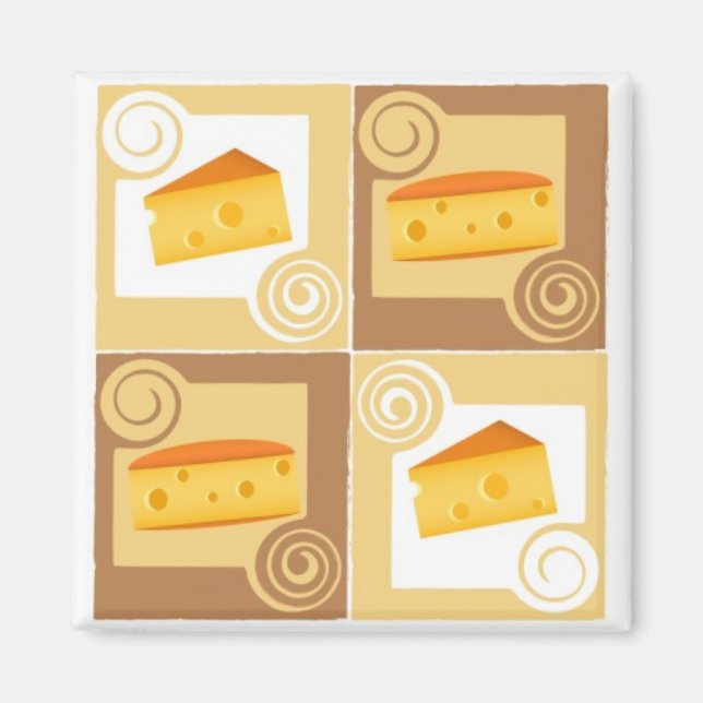 Swiss Cheese Magnet (Front)