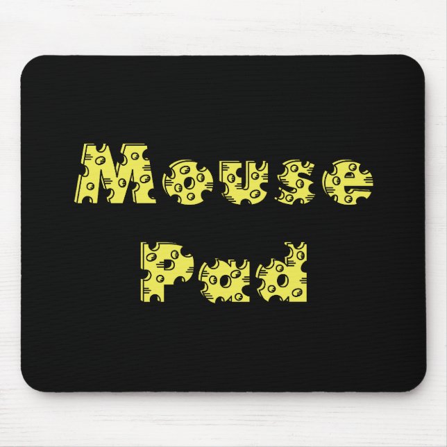 Swiss Cheese Mouse Mat (Front)