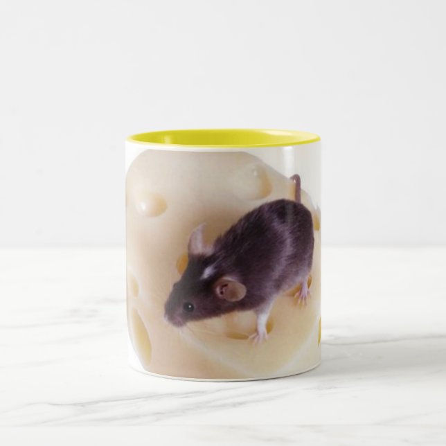 Swiss Cheese Mouse Mug (Center)