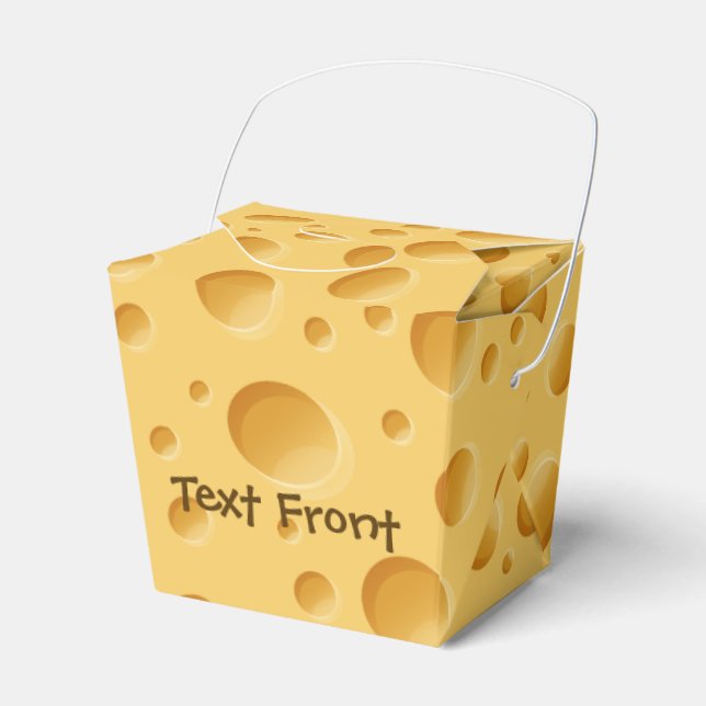 Swiss Cheese Pattern Favour Box (Front Side)
