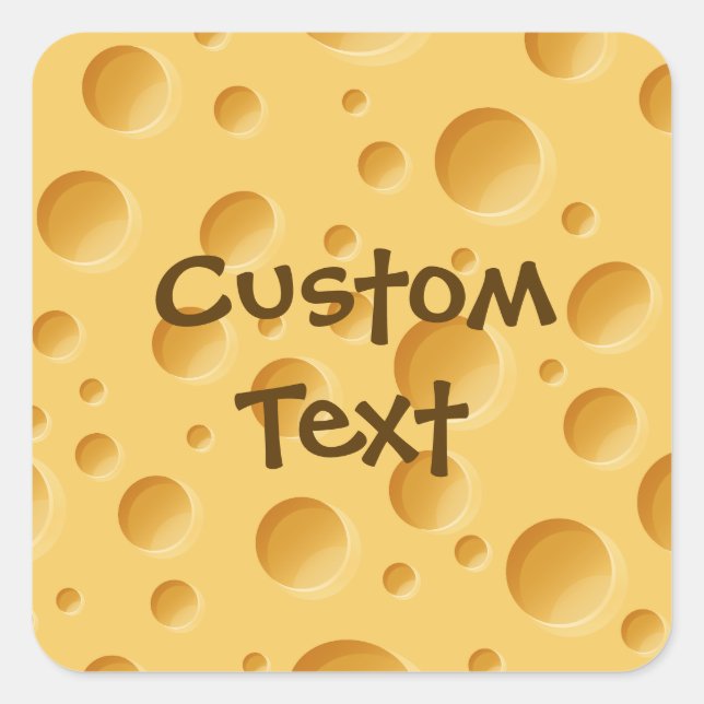 Swiss Cheese Pattern Sticker (Front)