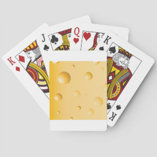 Swiss Cheese Slice Yellow Gruyere Playing Cards